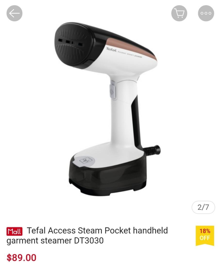 Tefal Access Steam Pocket Handheld Steamer, TV & Home Appliances, Irons ...