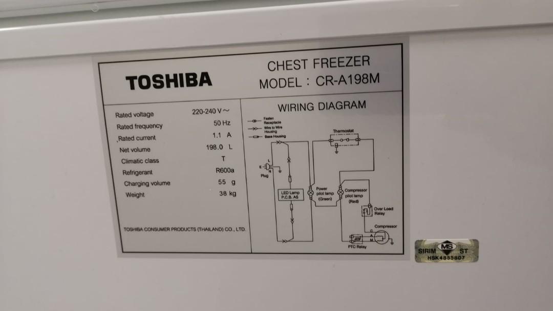Toshiba Chest Freezer (Still Under Warranty by serial number), Mobile