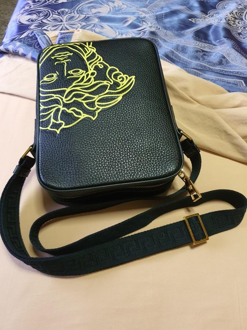 Versace medusa messenger bag outlet