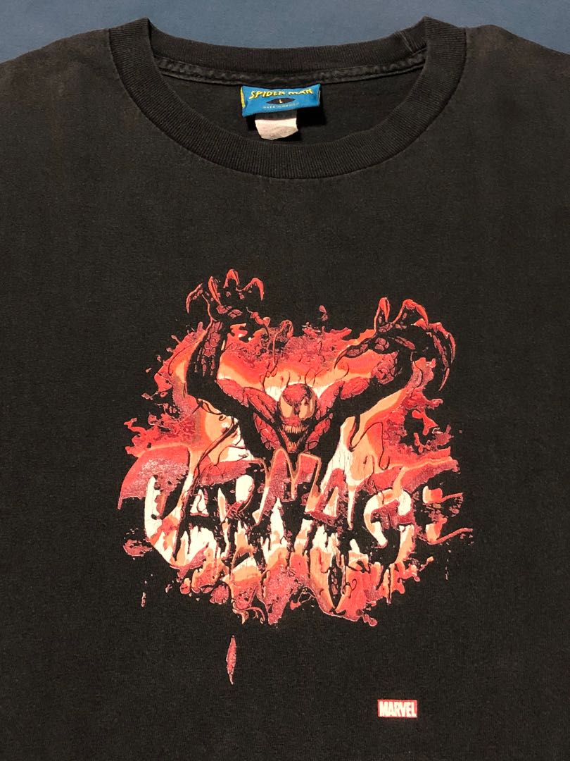 Vintage Carnage Tee Shirt, Men&rsquo;s Fashion, Tops & Sets, Tshirts & Polo