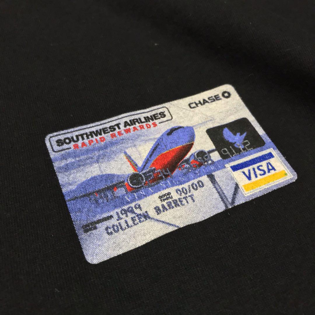 Vintage Southwest Airlines Visa, Men's Fashion, Tops & Sets, Tshirts & Polo Shirts on Carousell