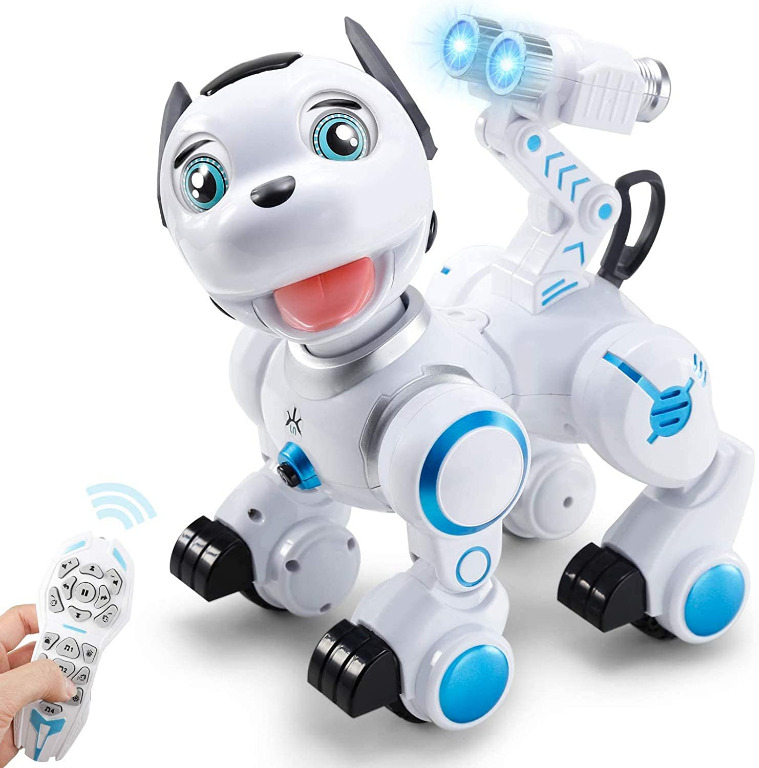 STEMTRON Programmable Interactive & Smart Dancing Remote Control Robot Dog Toy(Pink)