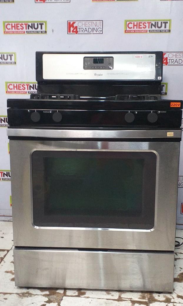 Whirlpool Gas Range 4 Burner Stove with Oven, TV & Home Appliances