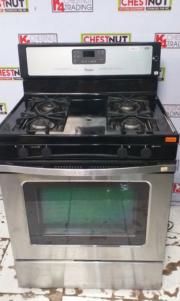 Whirlpool Gas Range 4 Burner Stove with Oven, TV & Home Appliances