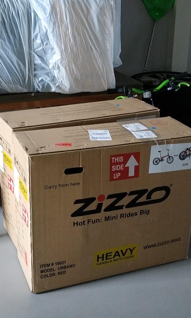 BNIB Zizzo Urbano EuroMini Red Sports Equipment Bicycles Parts