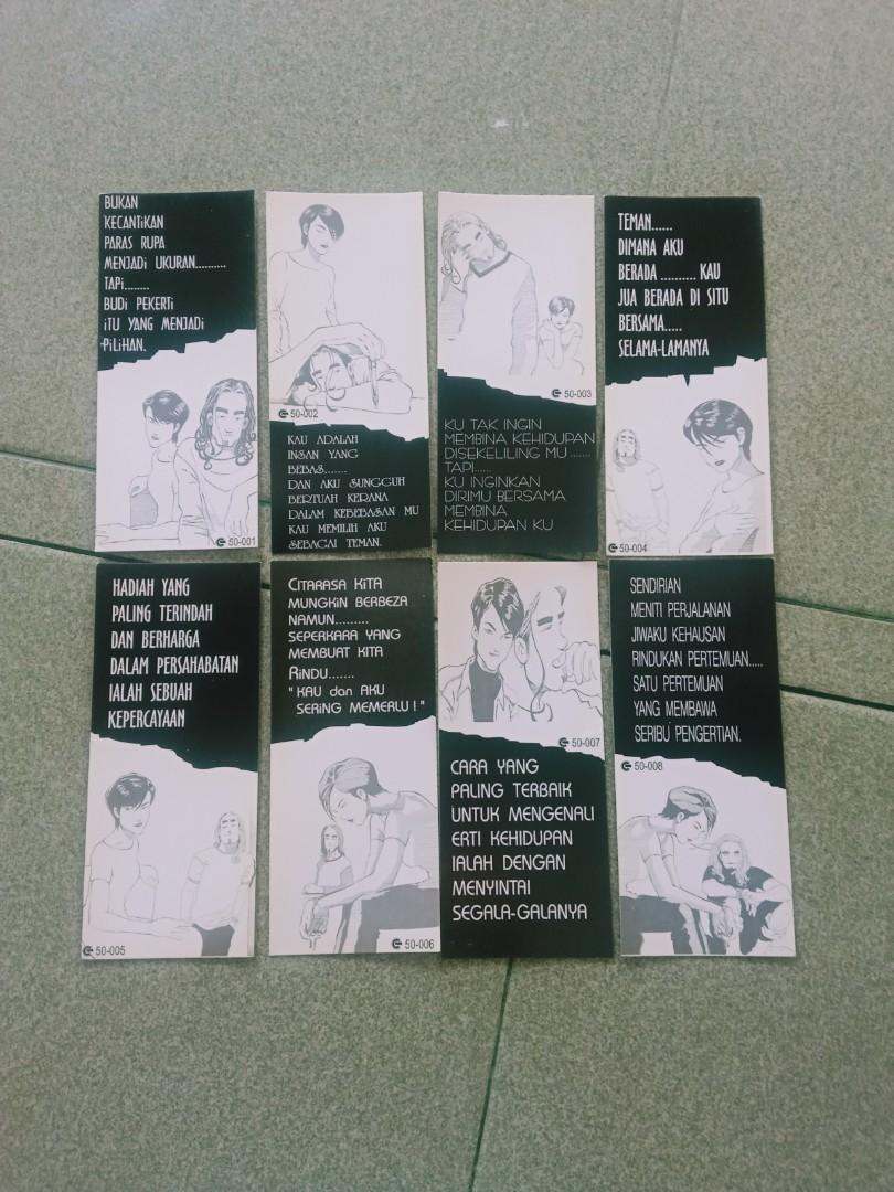 24 Pcs Vintage 90 S Blues Untuk Aku Hidup Dalam Blues Bookmarks Books Stationery Stationery On Carousell