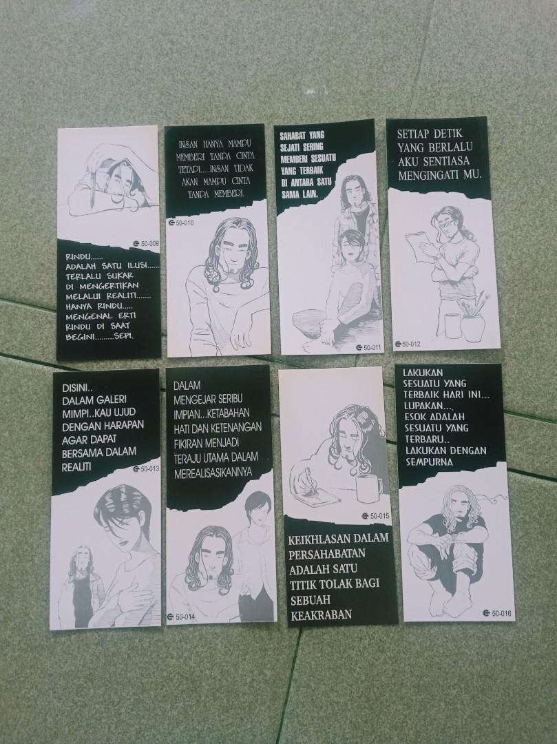 24 Pcs Vintage 90 S Blues Untuk Aku Hidup Dalam Blues Bookmarks Books Stationery Stationery On Carousell