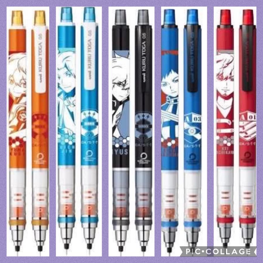 境界觸發者 空閒遊真 迅悠一 休斯 風間蒼也 太刀川慶kuru Toga 鉛芯筆 興趣及遊戲 手作 自家設計 文具 Carousell