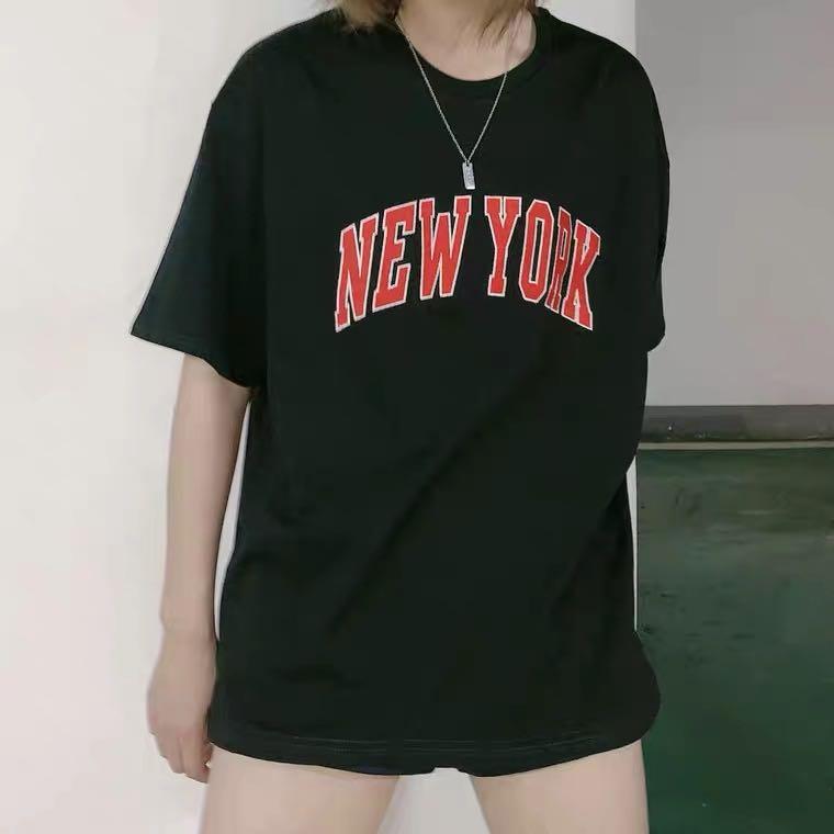 Rarescape Yankees 30 Print HEm. Ribbed Imported fabric Dropshoulder  Oversized Tshirt