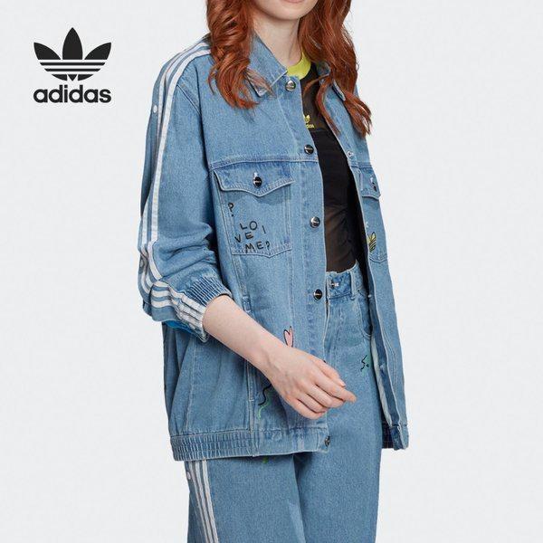 Adidas fiorucci denim jacket outlet