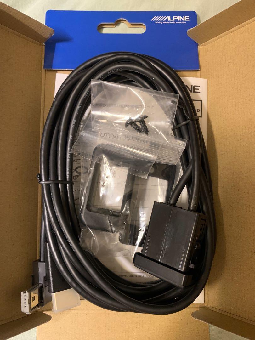 全新ALPINE USB HDMI CABLE KCU-Y62HU, 汽車配件, 電子配件- Carousell