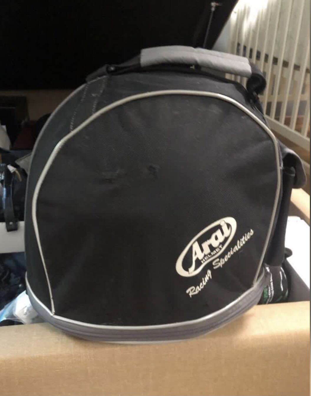 Arai helmet bag, Motorcycles, Motorcycle Accessories on Carousell