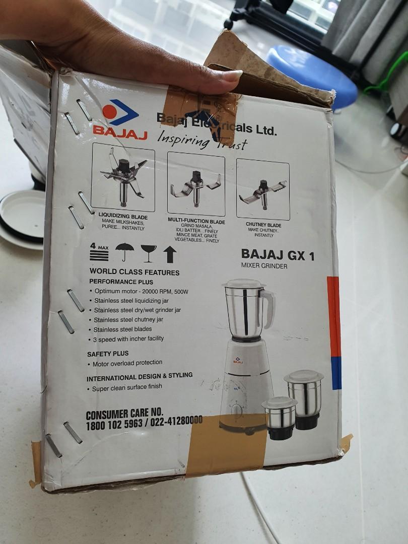 bajaj mixer 500w