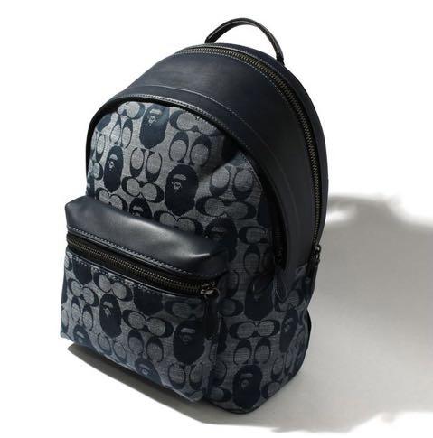 Coach x BAPE Backpack Navy