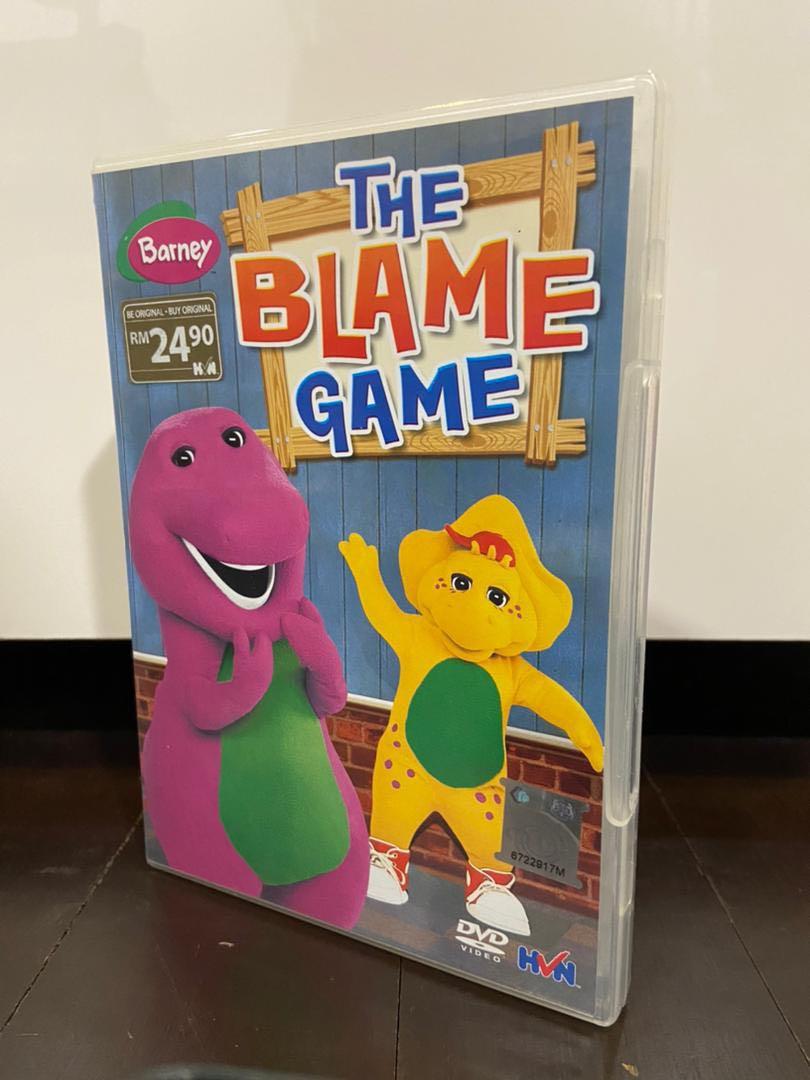 Barney The Blame Game, Hobbies & Toys, Music & Media, CDs & DVDs on