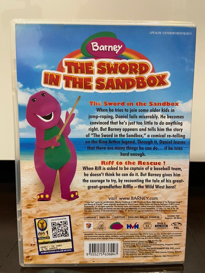 Barney the sword in the sandbox hobbies toys music media cds