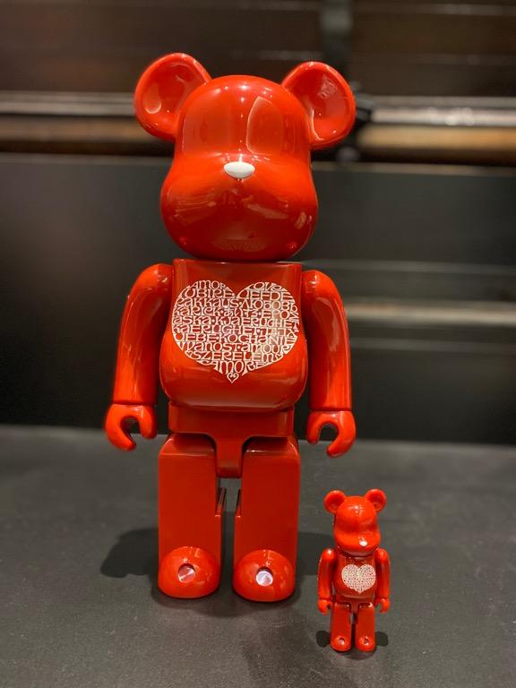 Bear Brick 400% Alexander Girard LOVE HEART Limited Edition