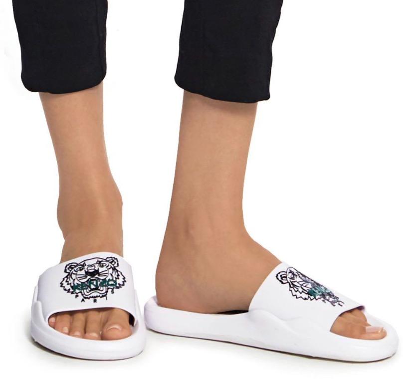 BNIB Authentic Kenzo Pool Tiger Flip Flops Women s Fashion