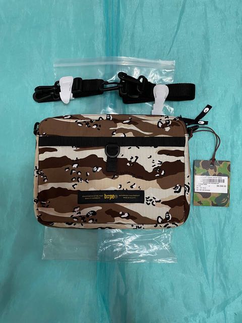 BAPE Desert Camo 3Way Bag Black for Men