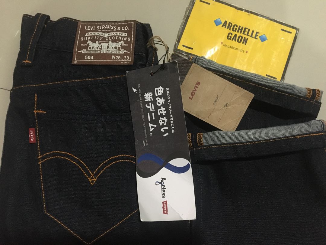 Brand new Original Levi s 504 28x33 Men s Fashion Bottoms Jeans on Carousell