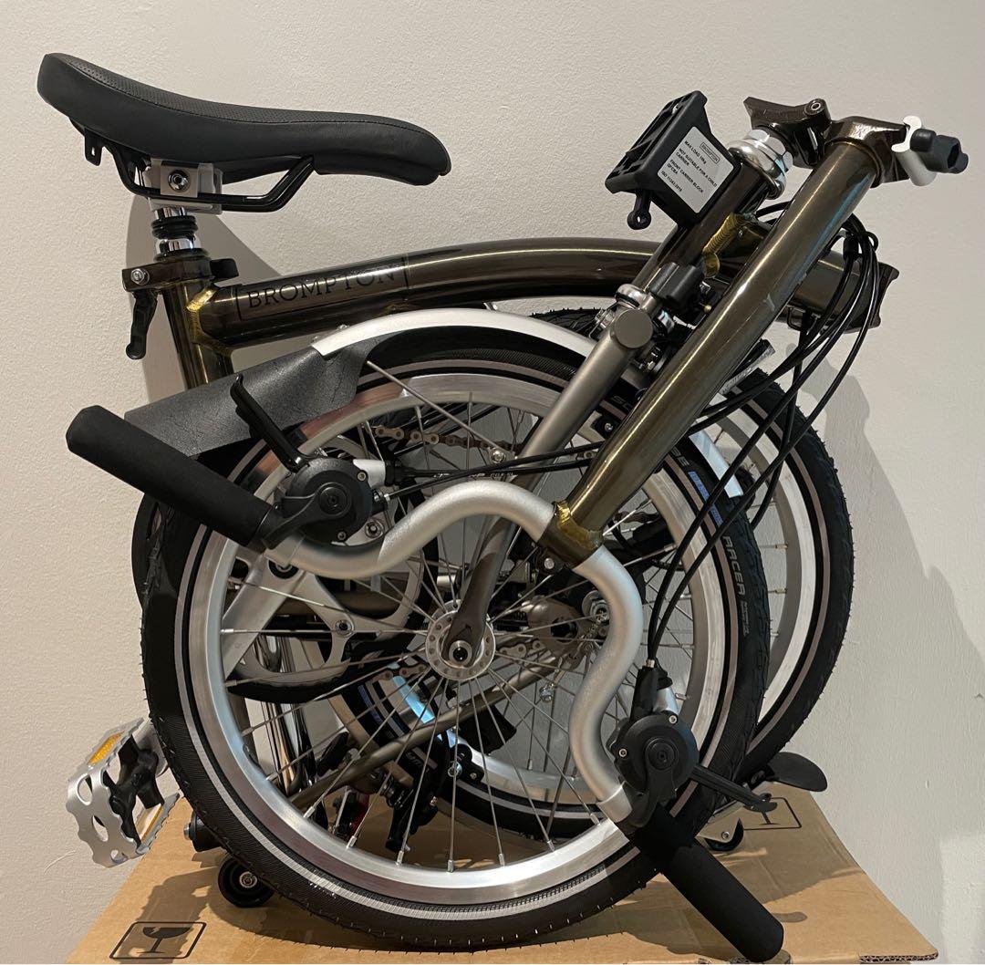 Brompton black cheap lacquer titanium