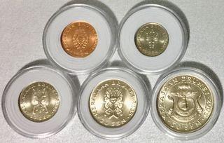 Brunei Coins Set