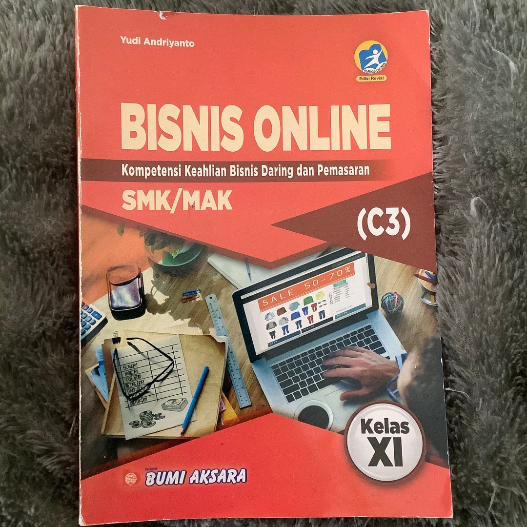 BUKU PELAJARAN BISNIS ONLINE KELAS 11 XI SMK/MAK BUMI AKSARA YUDI