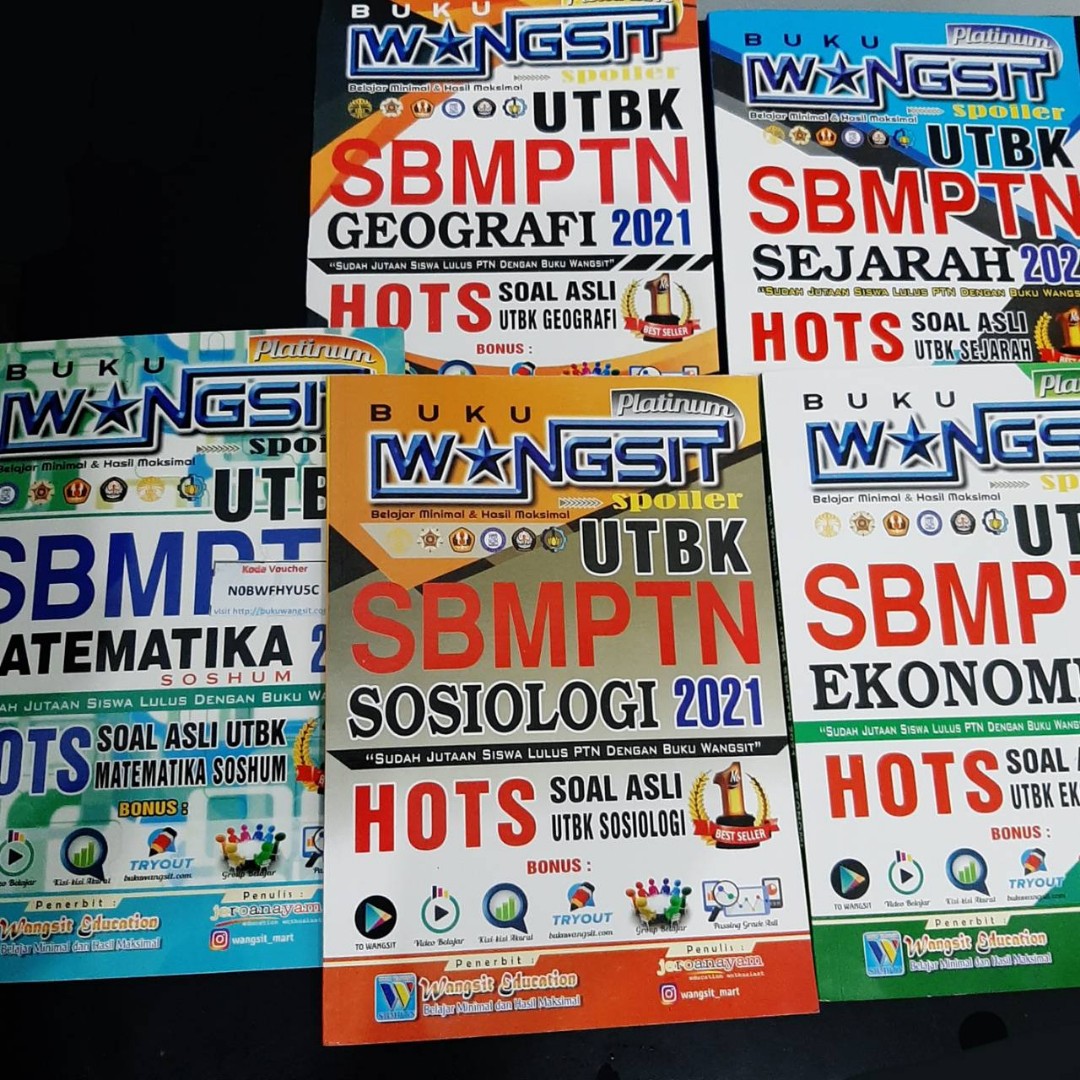 Open Nego Paket Wangsit Soshum Utbk Sbmptn Lengkap Preloved Bonus Buku Alat Tulis Buku Pelajaran Di Carousell