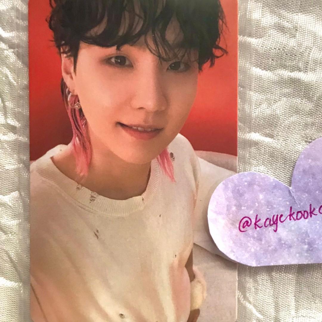 Butter Album Official Photocard Yoongi Suga Cream Version pc BTS
