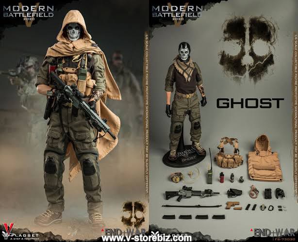 Flagset 1/6 FS-73043 Call of Duty Ghost Azrael Skin Version - GunDamit Store