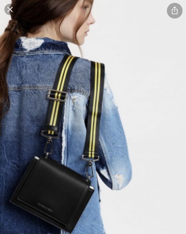Charles Keith Nylon Crossbody Bag Women s Fashion Bags Wallets