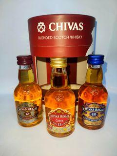 Chivas Regal Whisky mini bottle miniature Collection