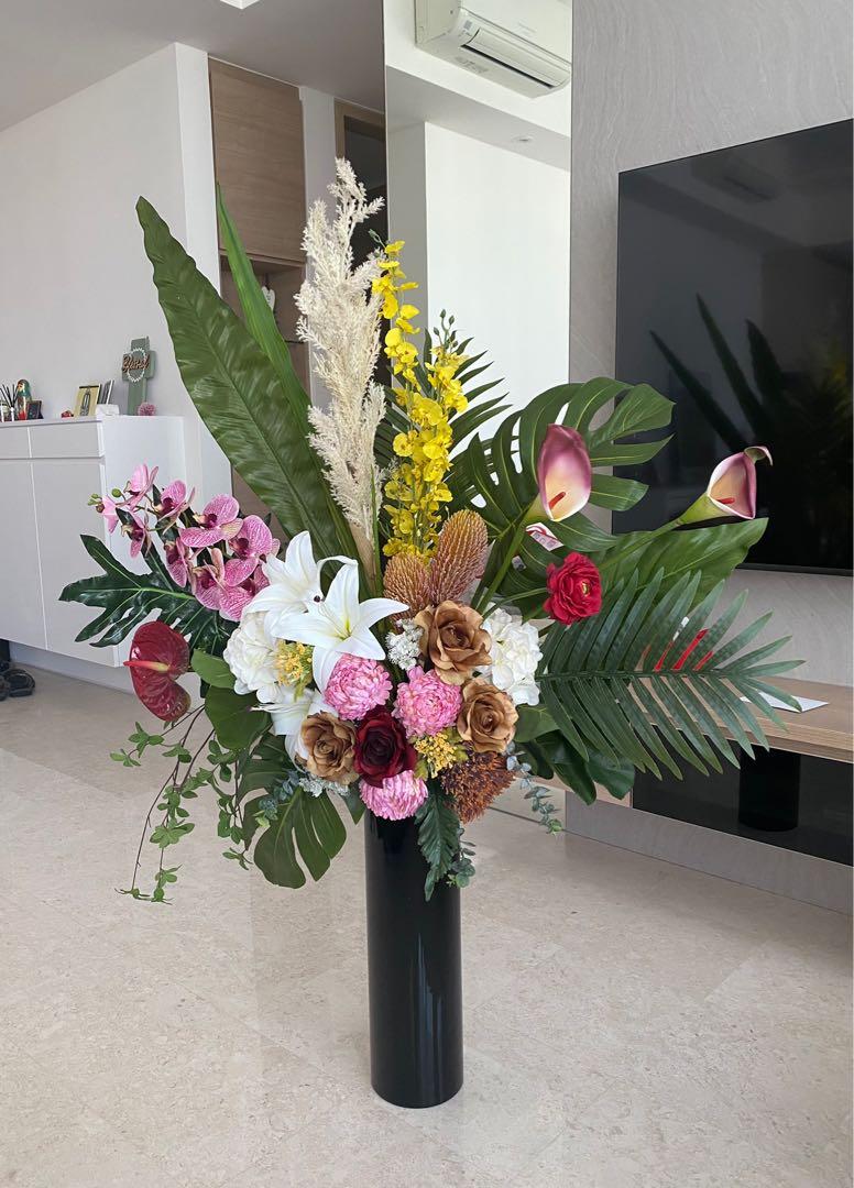 Sale RP 580 1.3m Classy Grand Artificial Flower Arrangement