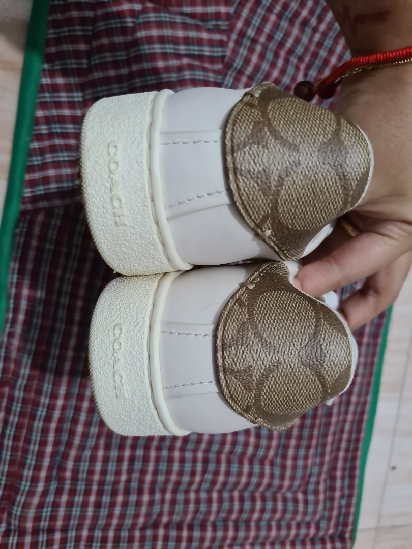 coach plaid sneakers