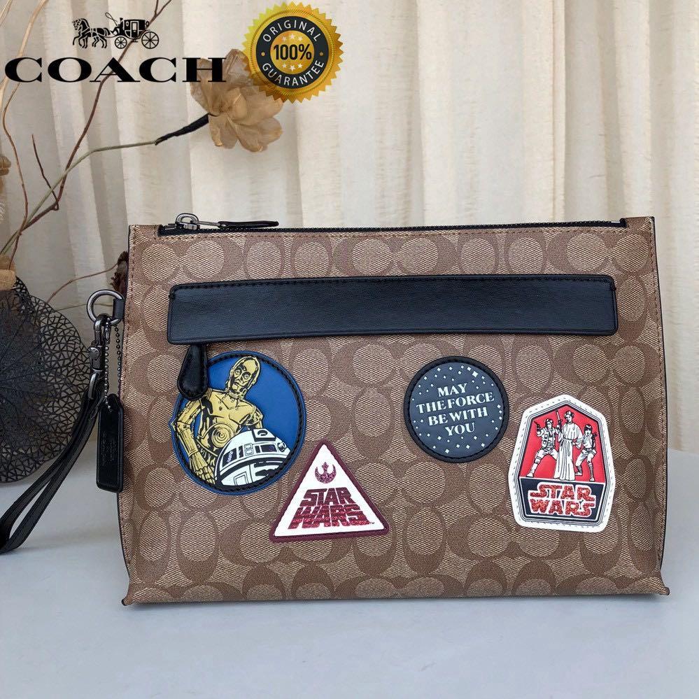 Brand New) COACH Men's Clutch Bag, Men's Fashion, Bags, Belt bags, Clutches  and Pouches on Carousell