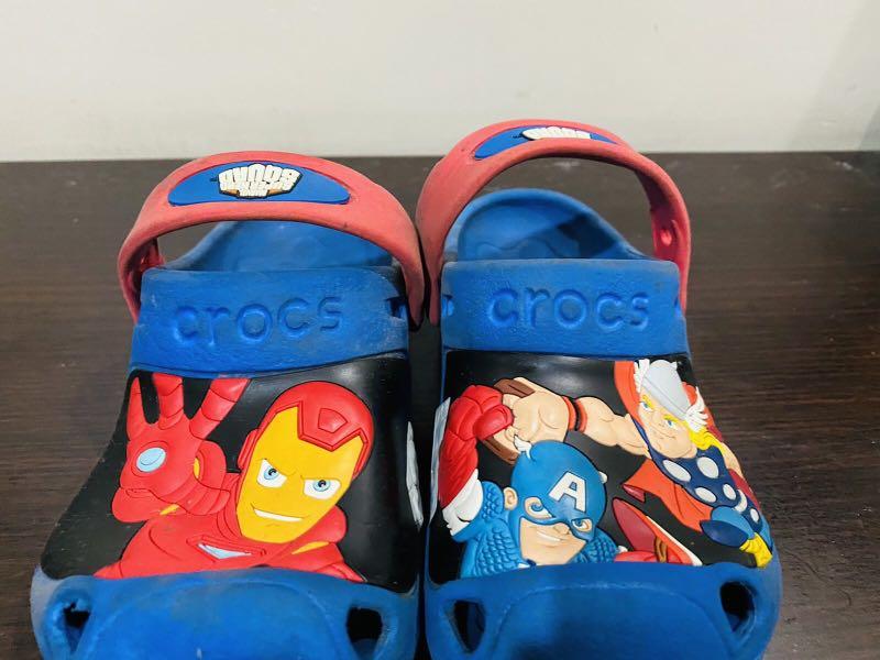 Crocs - Avengers and Ben 10, Babies & Kids, Babies & Kids Fashion on ...