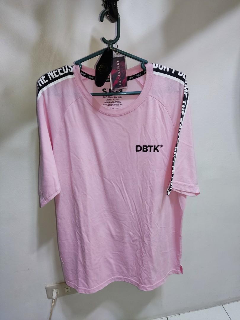 DBTK raglan pink with F&F and Cloudfire keychain (Category: Tshirts & Polo Shirts ) located in Quezon City. Submitted by _apparels_ (Listing ID 1102851951, Image 1). Description: DBTK Raglan Pink with F&F keychain and Cloudfire keychain Size small, oversize In good condition, no fades on the sleeve print 1000php QC area.