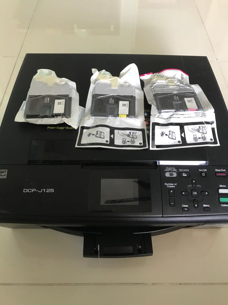 Dcp J125 Printer And Scanner Computers And Tech Printers Scanners And Copiers On Carousell 6784