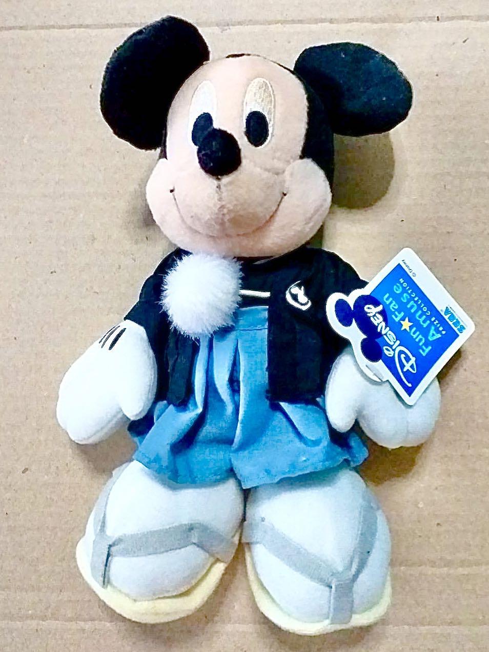 Rare Disney Sega Fun Fan Amuse limited edition Mickey Mouse plush