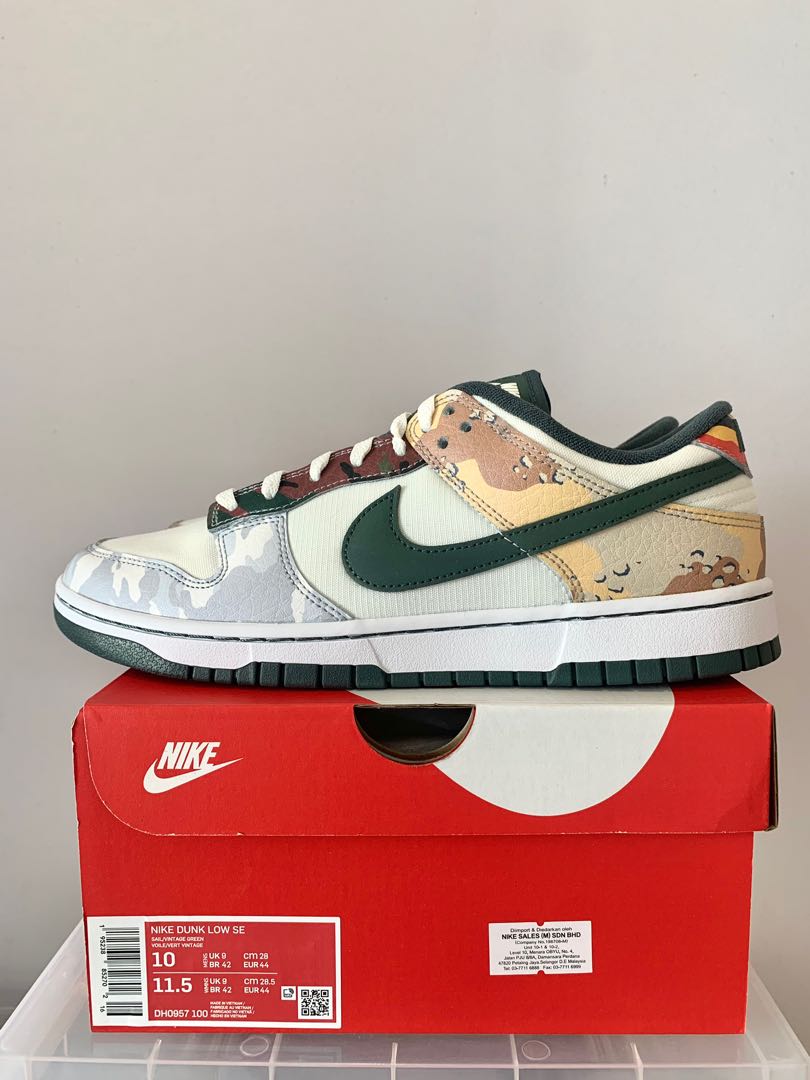 Nike Dunk Low SE Sail Multi-Camo DH0957100