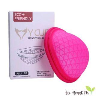  Eco-friendly Reusable Menstrual Disc Ziggy Cup Extra-Thin with Flat-fit Design