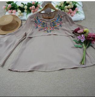 Edisi blouse cantik korean style Sallee serba 35 atau 3pcs/100