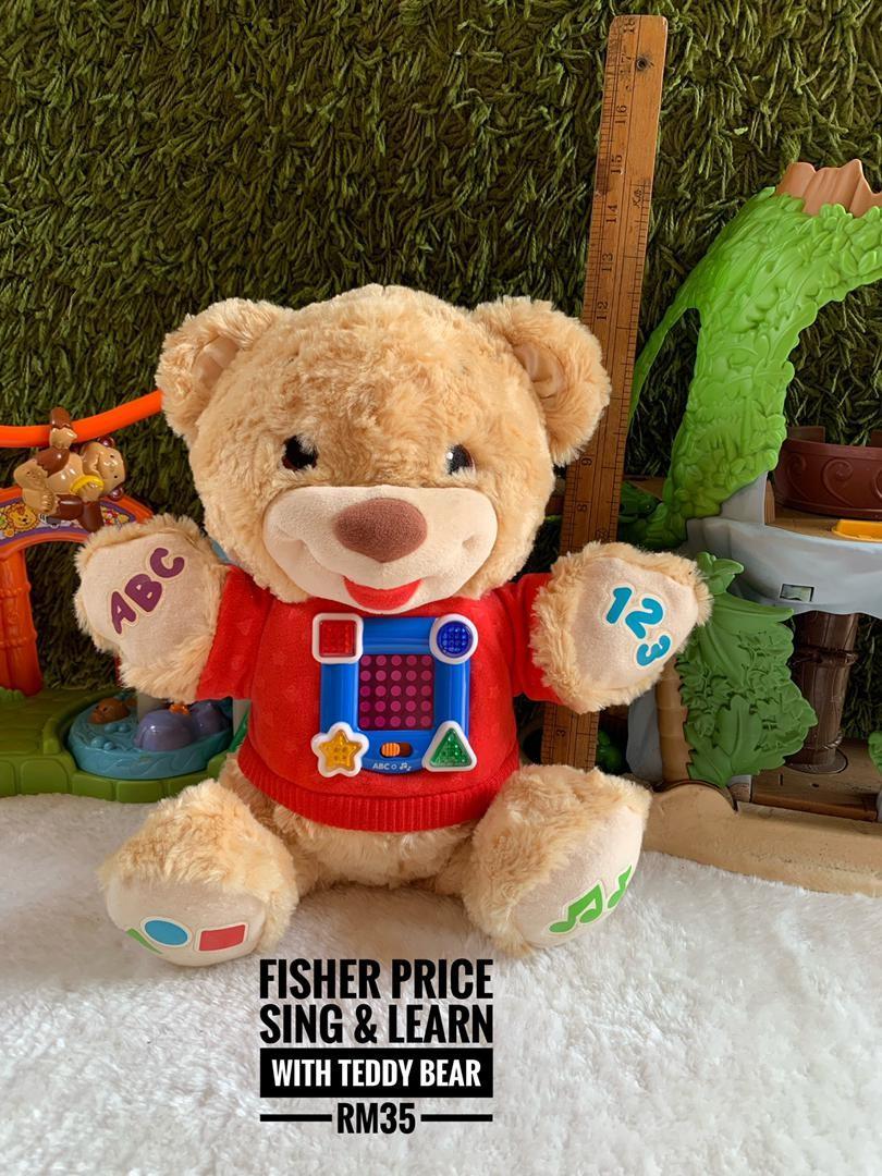 Fisher price learn and sing teddy top