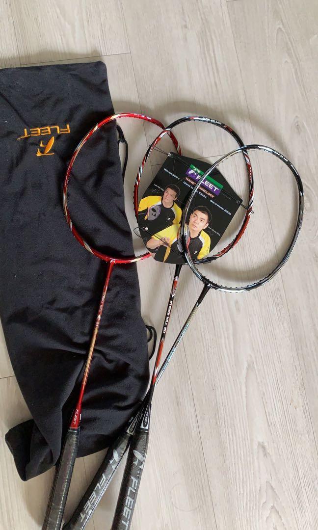 Fleet Badminton Racket, Sports Equipment, Sports & Games, Racket & Ball