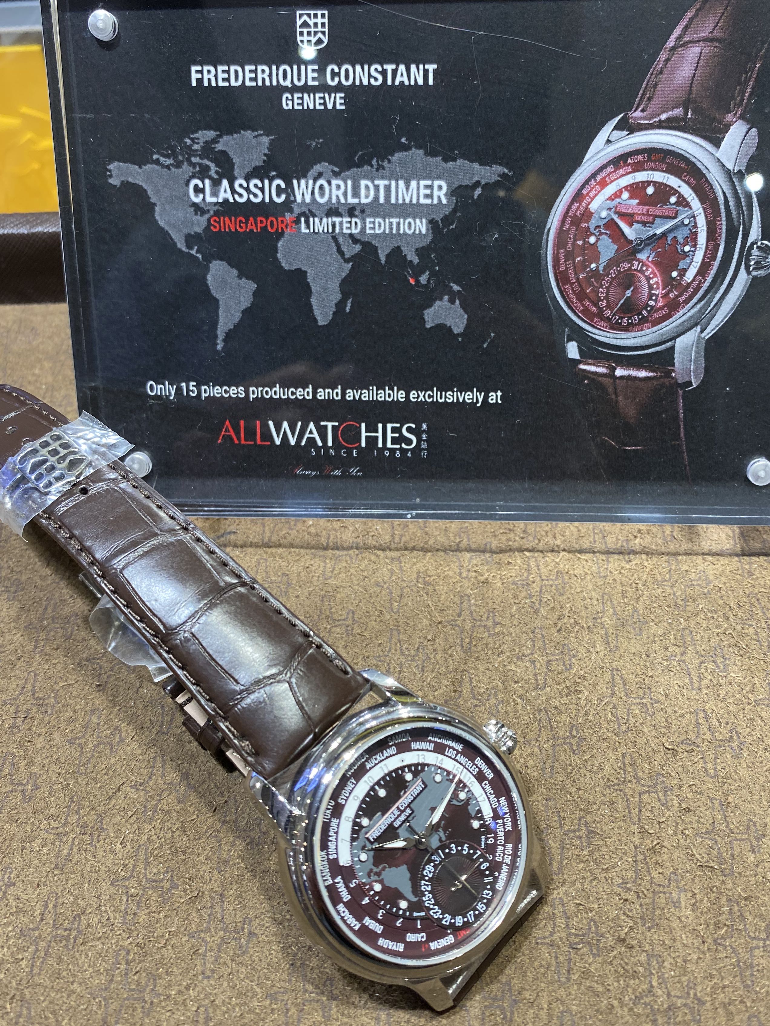 Frederique constant hotsell world time