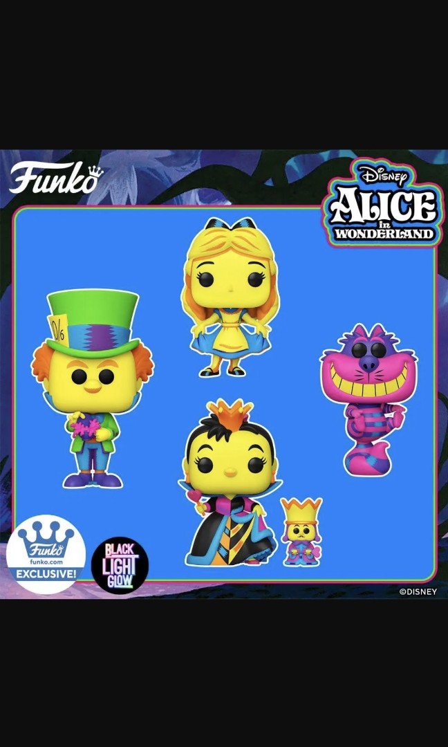 funko pops alice in wonderland