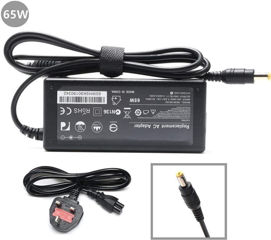Hqrp Led HQRP AC Power Adapter For Acer S231HL S232HL S202HL S242HL G246HYL LCD Monitor E Acer Power Cord