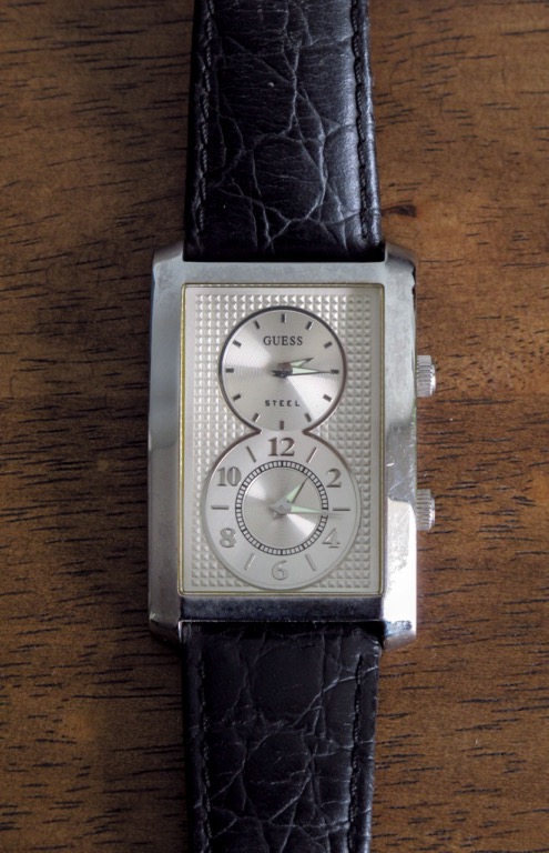 Guess rectangular watch sale