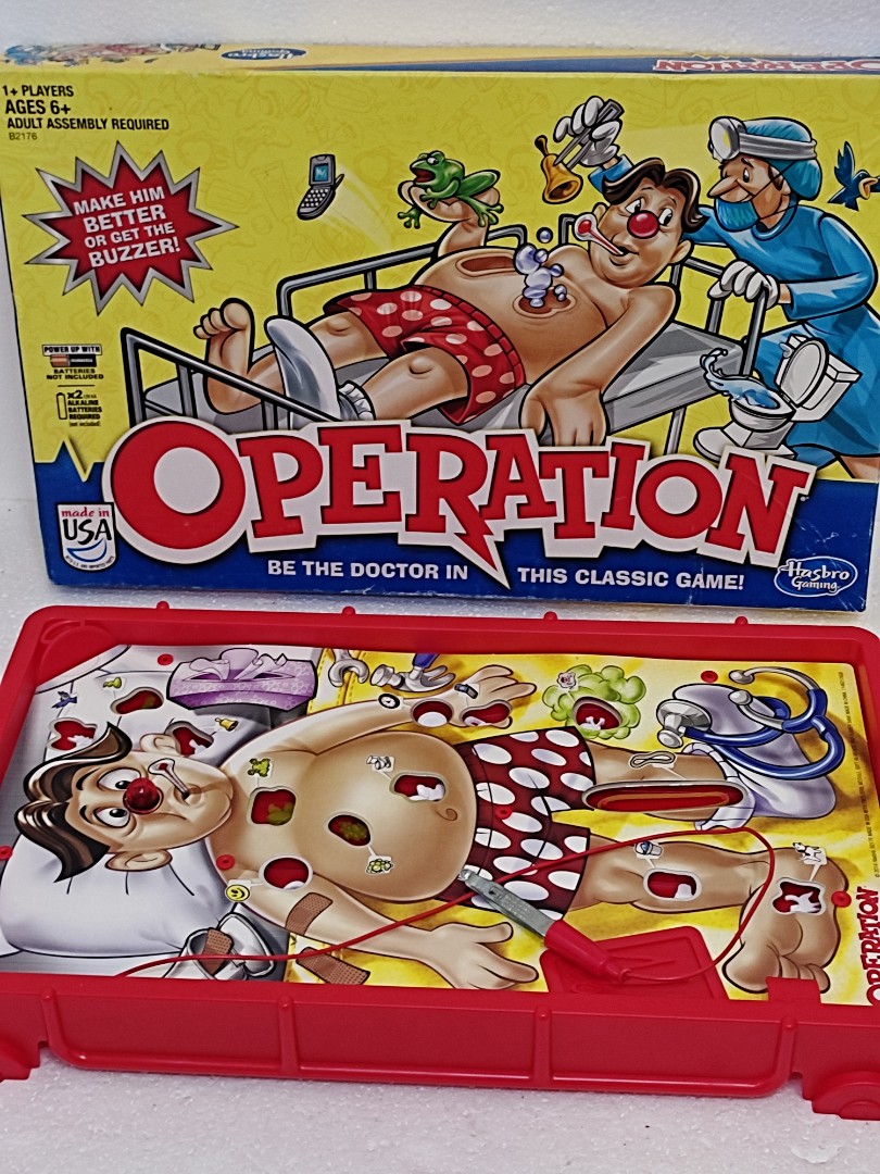 Hasbro Classic Operation Game (made in USA), Hobbies & Toys, Toys