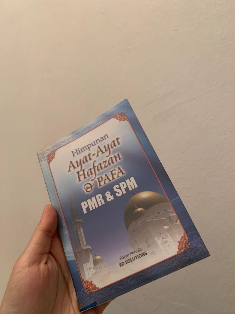 Himpunan Ayat Ayat Hafazan Pafa Pmr Dan Spm Books Stationery Books On Carousell